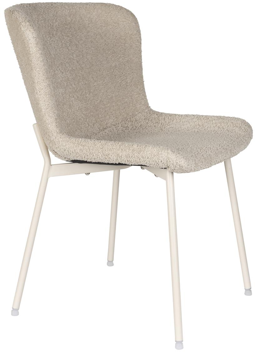 Spisebordsstol Studio White Marion Spisestuestol Stenlysgrå Polstret Jernramme  8718548082014