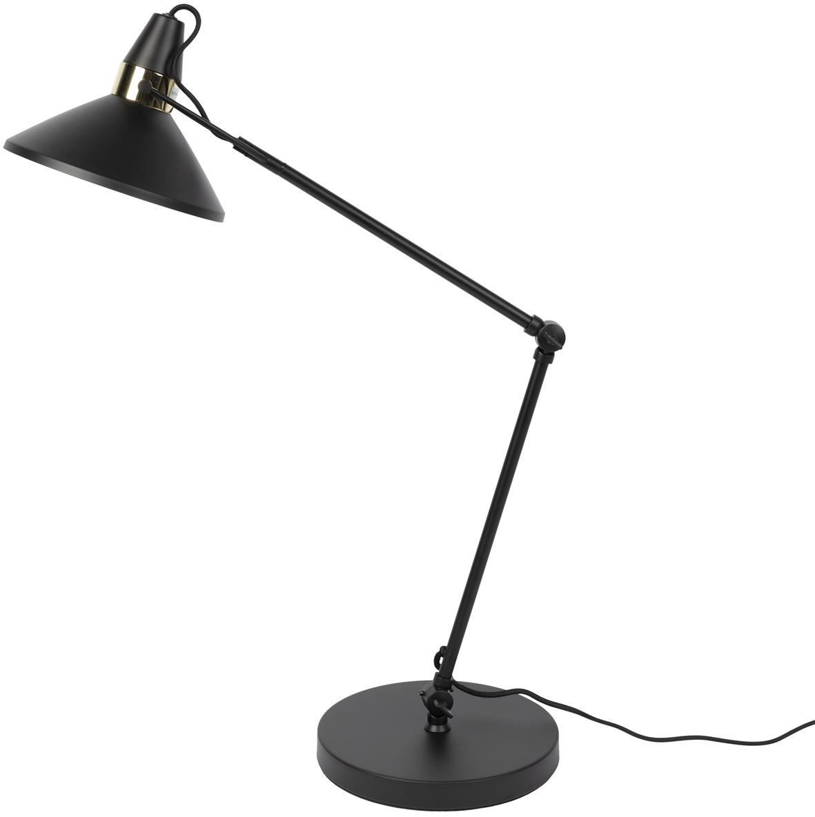 Bordlampe Studio White Jona Askegrå Stål ø22 X H70 Cm Vipbar E27  8718548071759