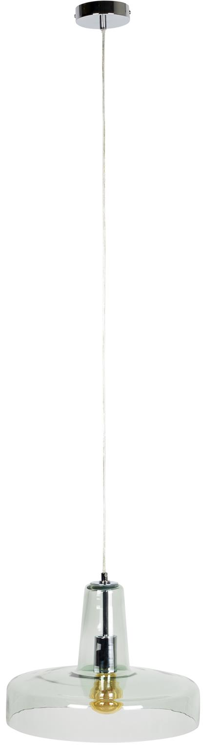Pendellampe Studio White Anshin ø35 X H175 Cm Sølv Glas Led E27 Dæmpbar 450 Lm  8718548068308