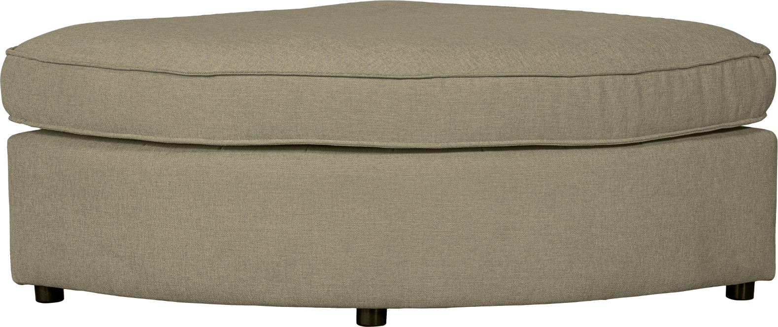 Modulsofa Woood Freek Byg-selv Hjørnesofa Med Hocker Lysgrøn Polyester  8714713189229