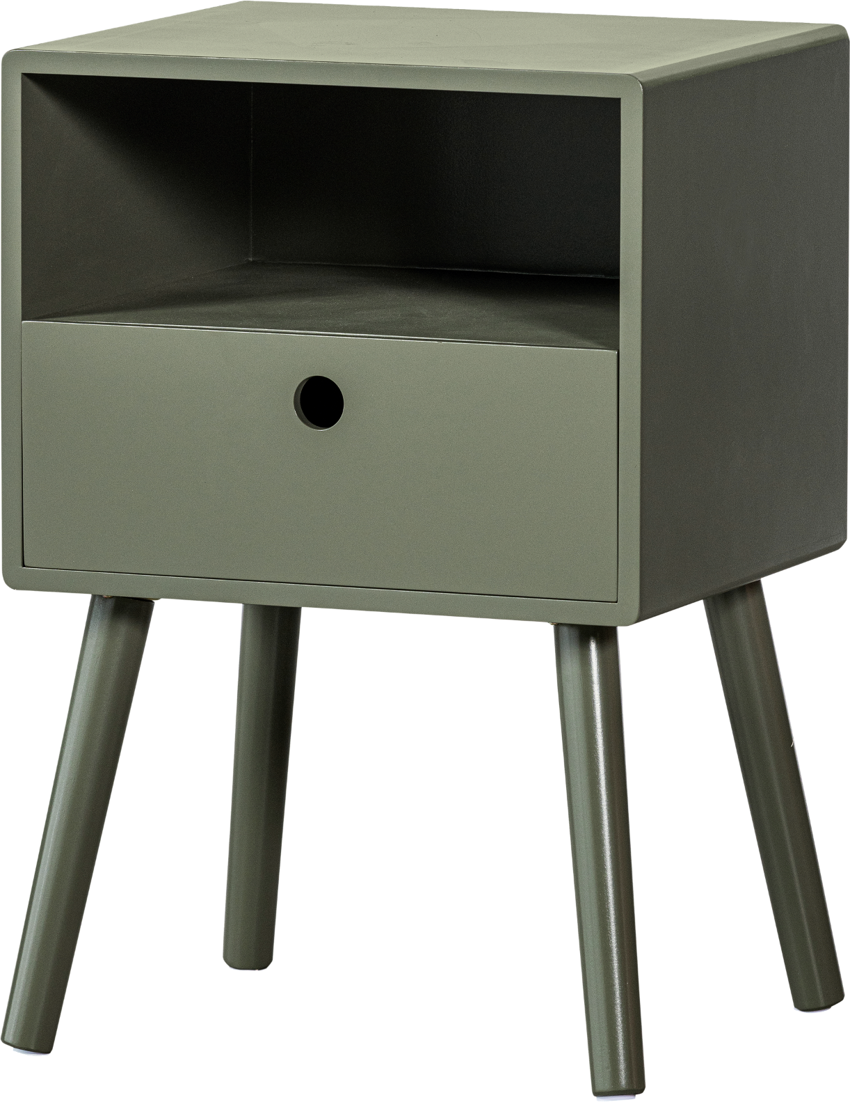 Sengebord Woood Ozzy Natbord Varm Grøn Mdf Kompakt H53xb36xd30 Cm  8714713190515