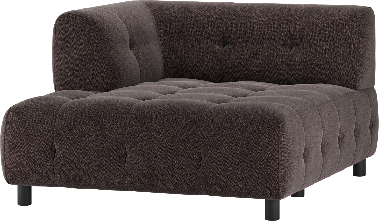 15-chaiselong Modulsofa Woood Louis Venstre Kaffe H73?b122?l140 Cm  8714713194384