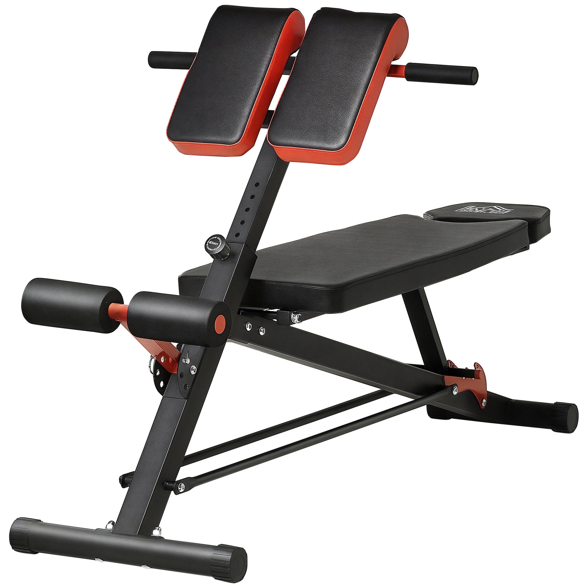 Vægtbænk Fitnessbænk Skråbænk Multifunktionel Mavetræner Justerbar Stål Sort 64 X 146 X 735-85 Cm  4250871277117