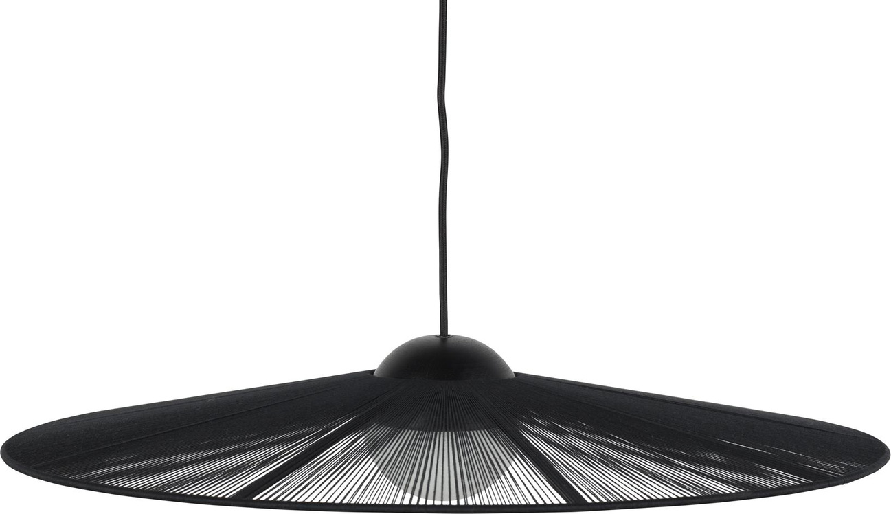 Pendellampe Hængelampe Zuiver Belle Antracit Jern ø65 Cm Højdejusterbar  8718548093638