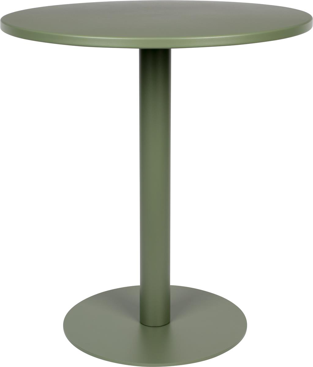 Bistrobordcaf?bord Zuiver Metsu ø70?h76 Cm Stål Grå  8718548045002