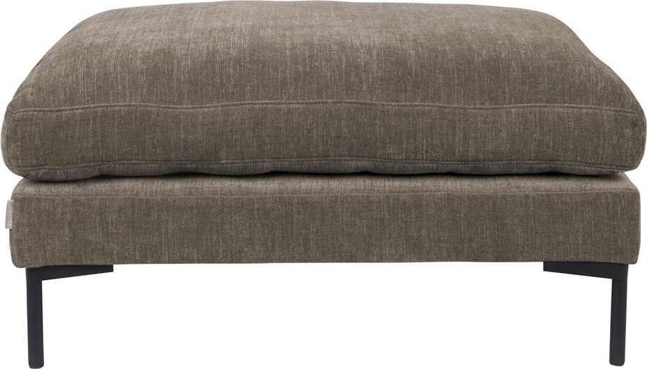 Skammel Zuiver Hocker Summer I Kaffe Stof Med Drejefunktion Og Aftageligt Betræk 80x102x53 Cm  8718548065000