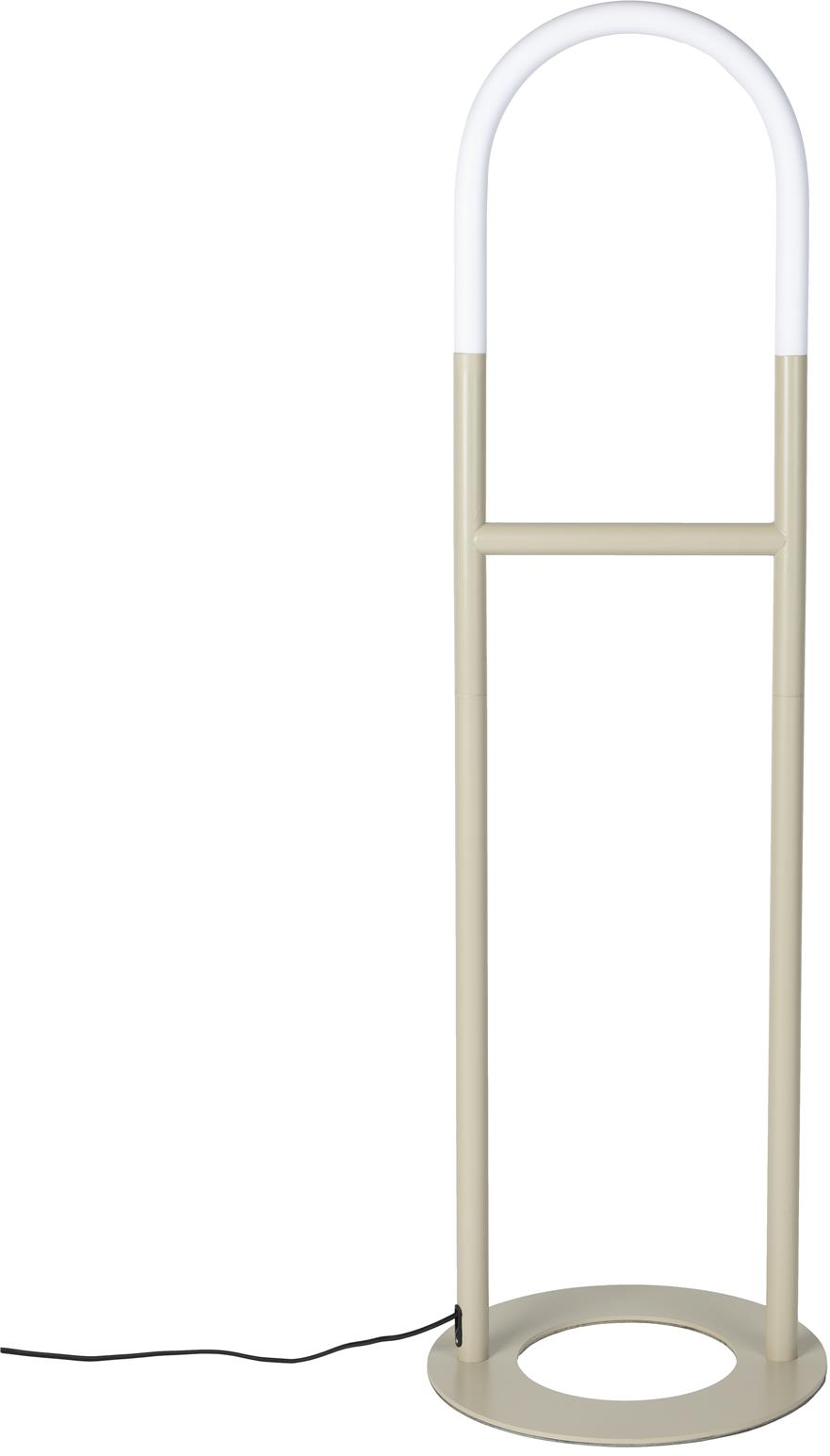 Gulvlampe Zuiver Arch Lysgrå ø40 Cm H135 Cm Integreret Dæmper Led-lyskilde  8718548084476