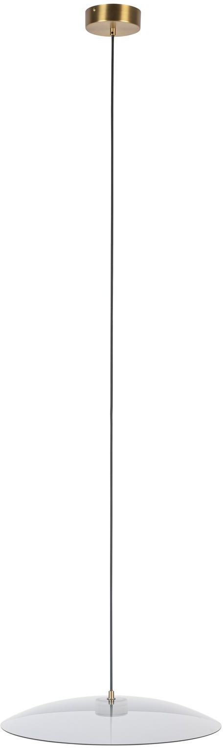 Pendellampe Zuiver Float I Offwhite Glas ø30?h165 Cm  -  Dæmpbar Loftpendel Til Stuen  8718548059689