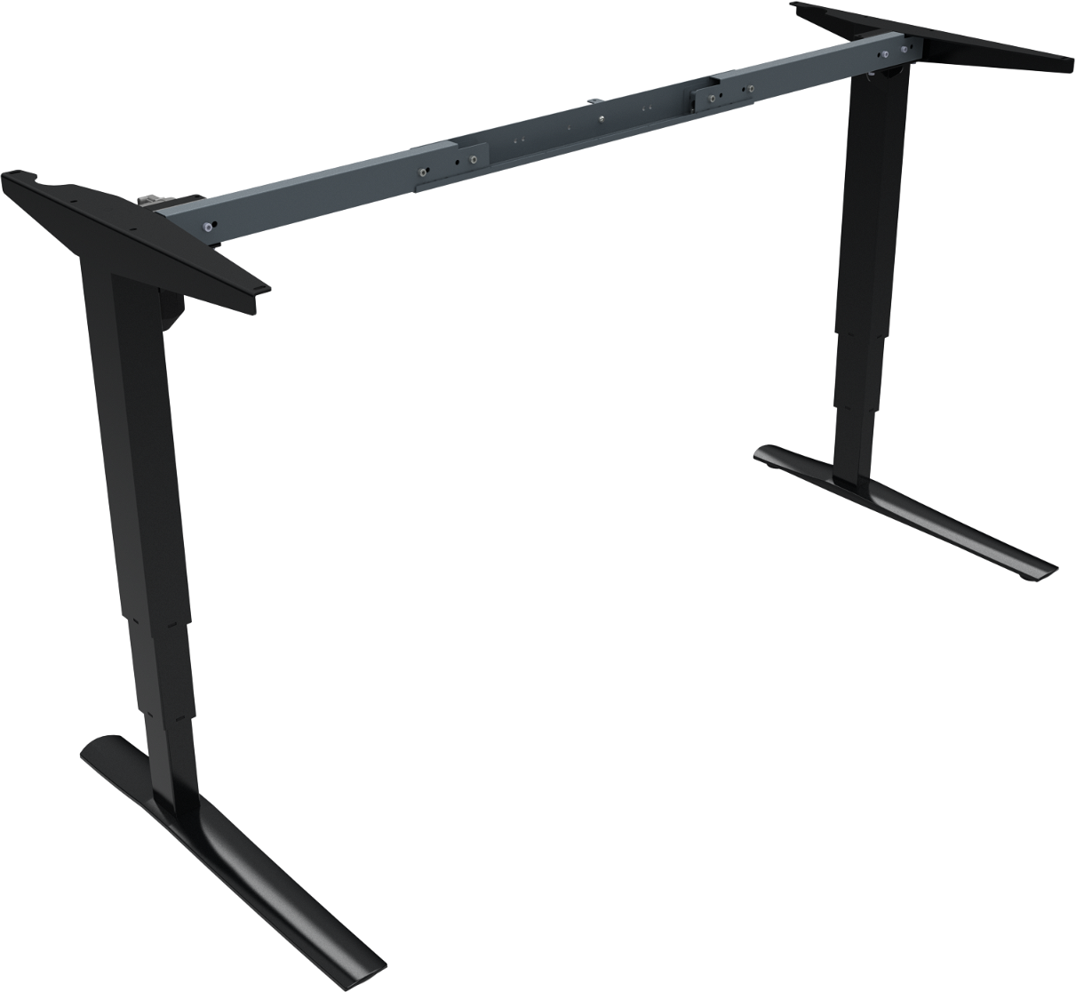 Hæve-sænkestel Zennord Riserest 501-43 Sort Metal Højde 65-125 Cm Bredde 112-152 Cm  5704142141212|570414