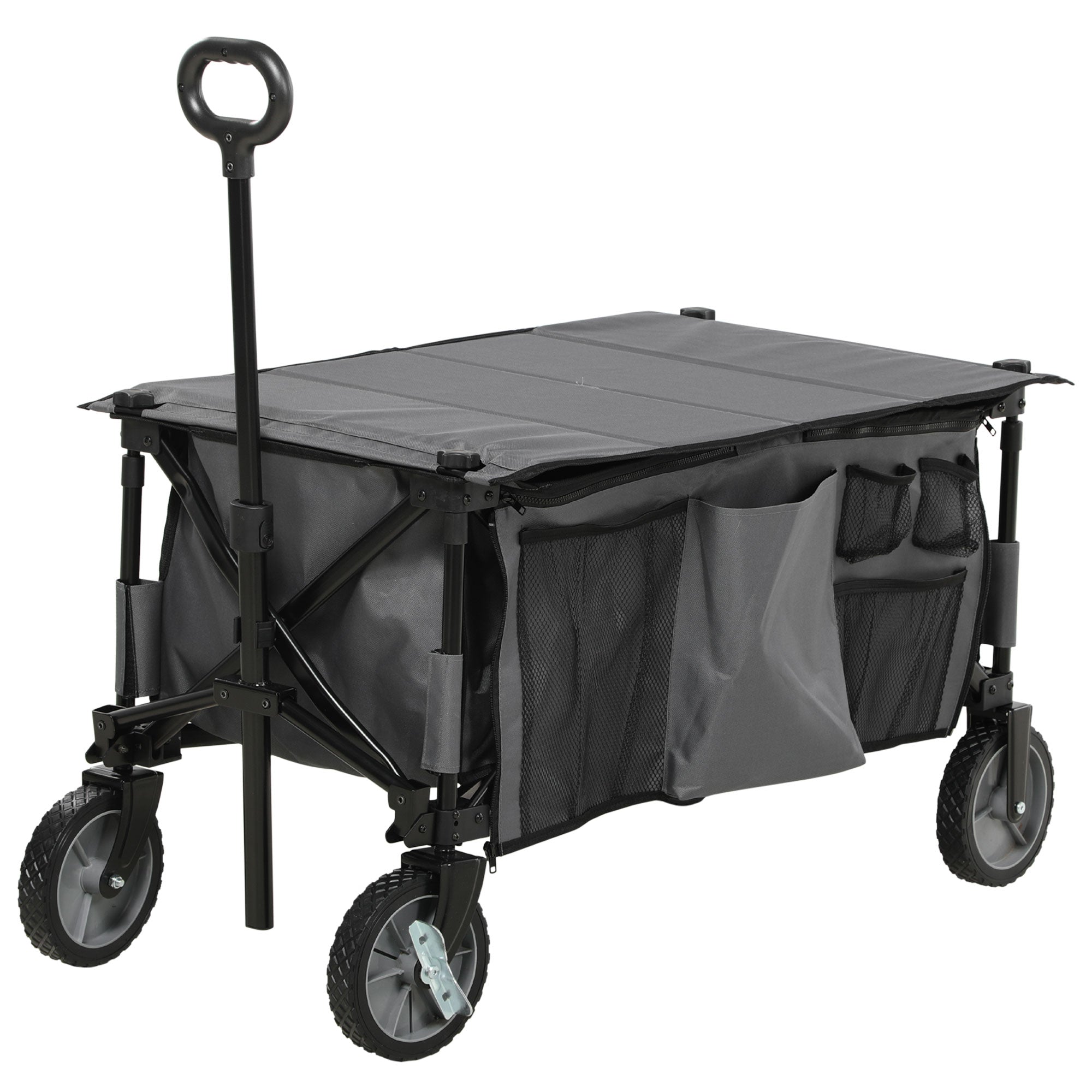 Foldbar Sækkevogn med 5 Lommer – Perfekt til Camping!