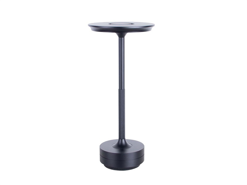 Genopladelig skrivebordslampe i sort aluminium - House of Sander
