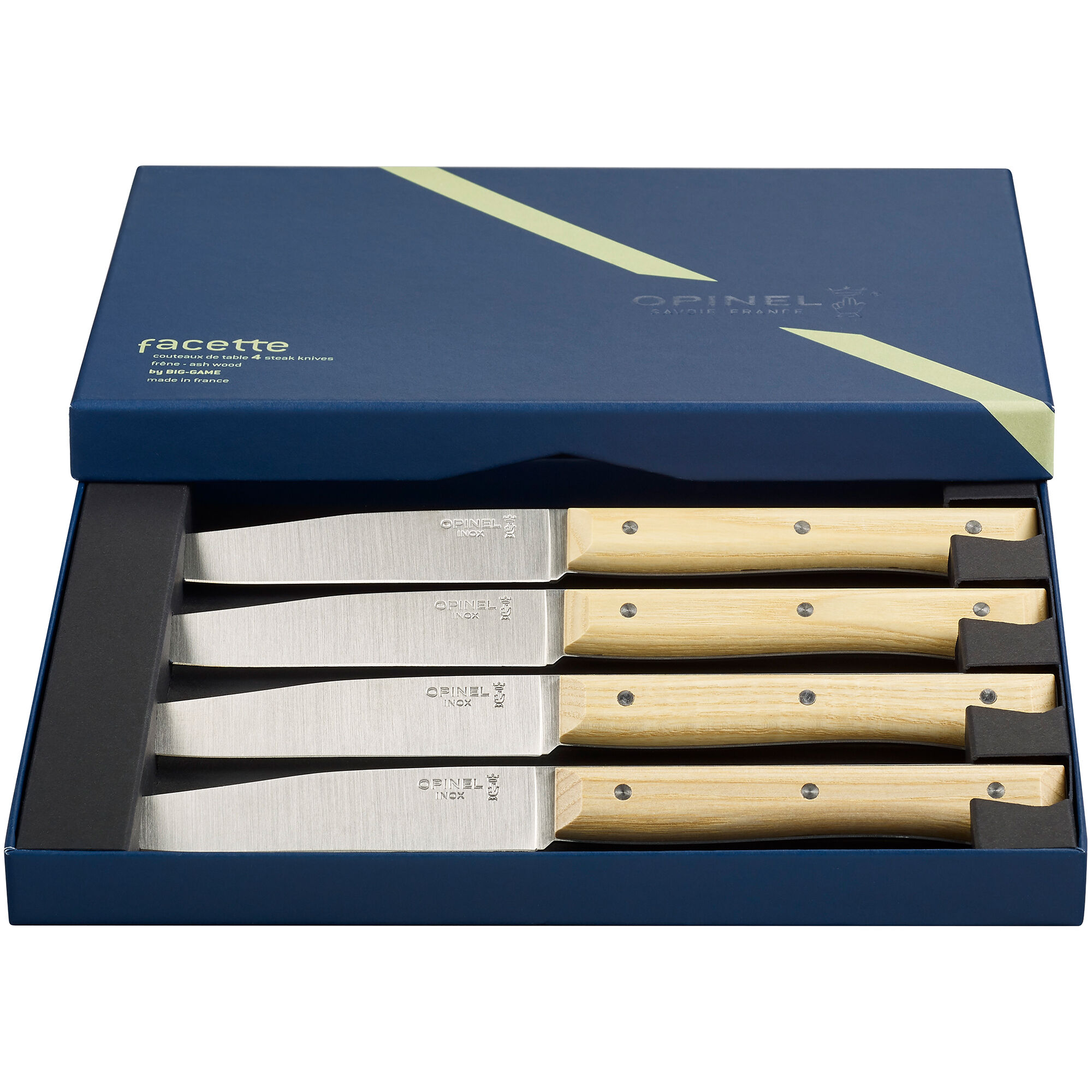 Opinel Facette Bordkniv Oliventræ 4 Stk
