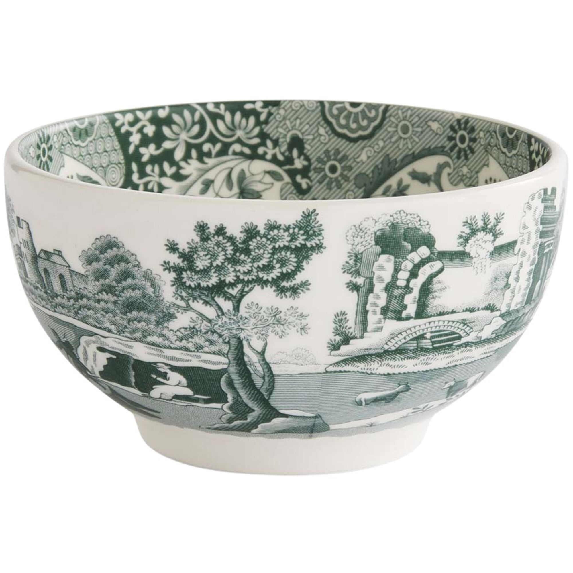 Heritage Green Italian Skål 11 Cm Grønhvid  749151849051
