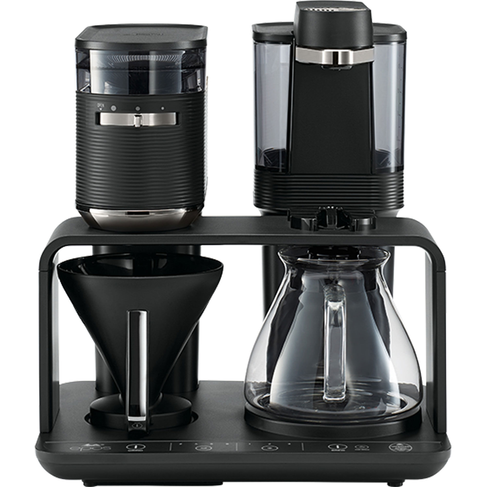 Melitta Epos Kaffemaskine Sortkrom  4006508219414