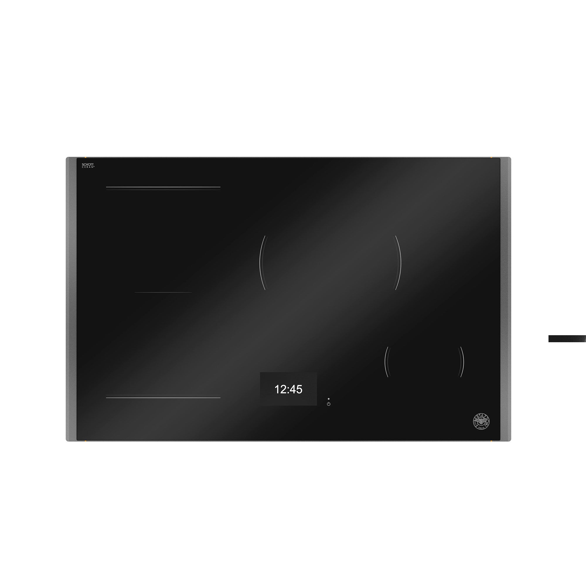 Bertazzoni 78 cm Induktionskogeplade med Carbonio-ramme