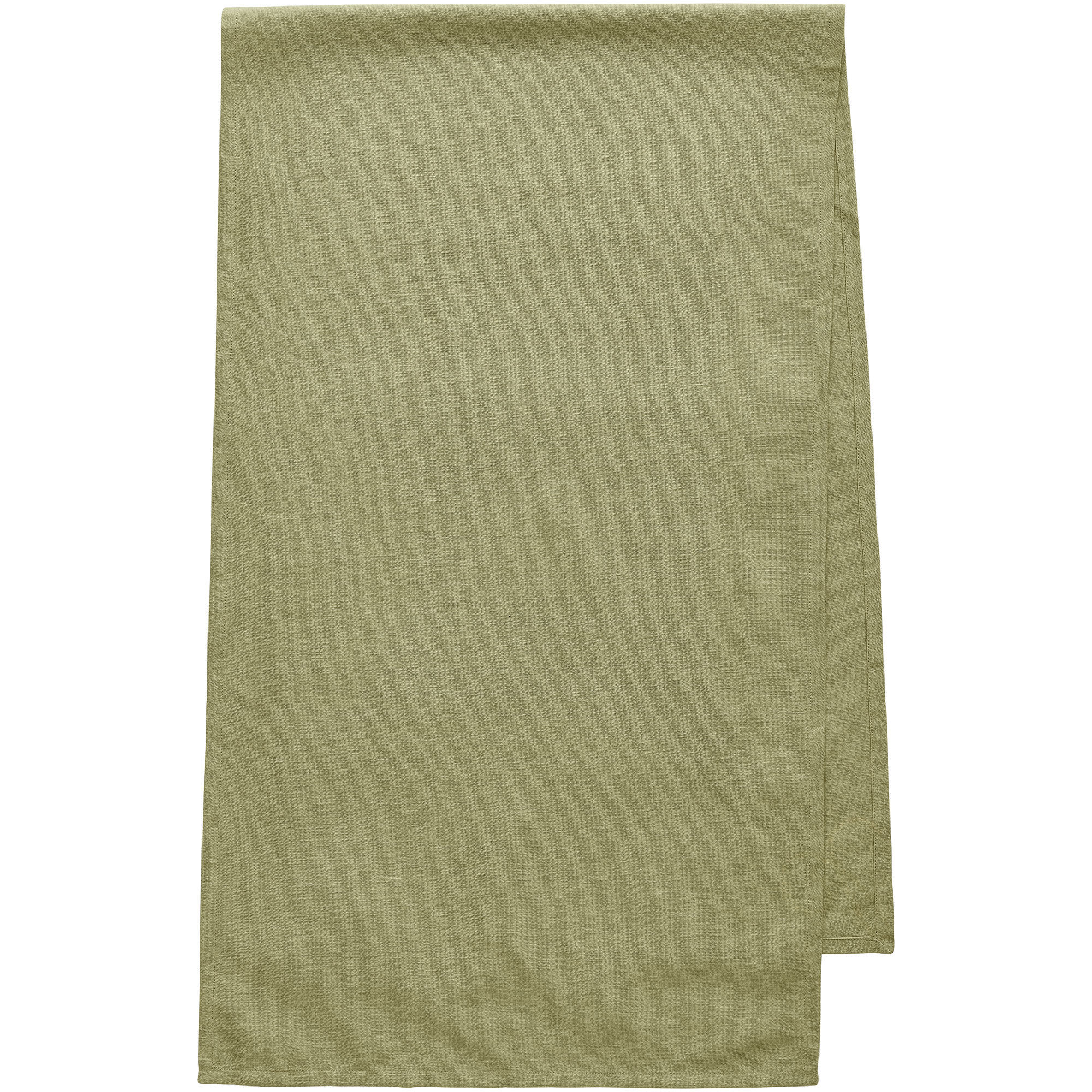 Decotique Sienna Bordløber Hør 150 ? 45 Cm Grøn  7340149801148