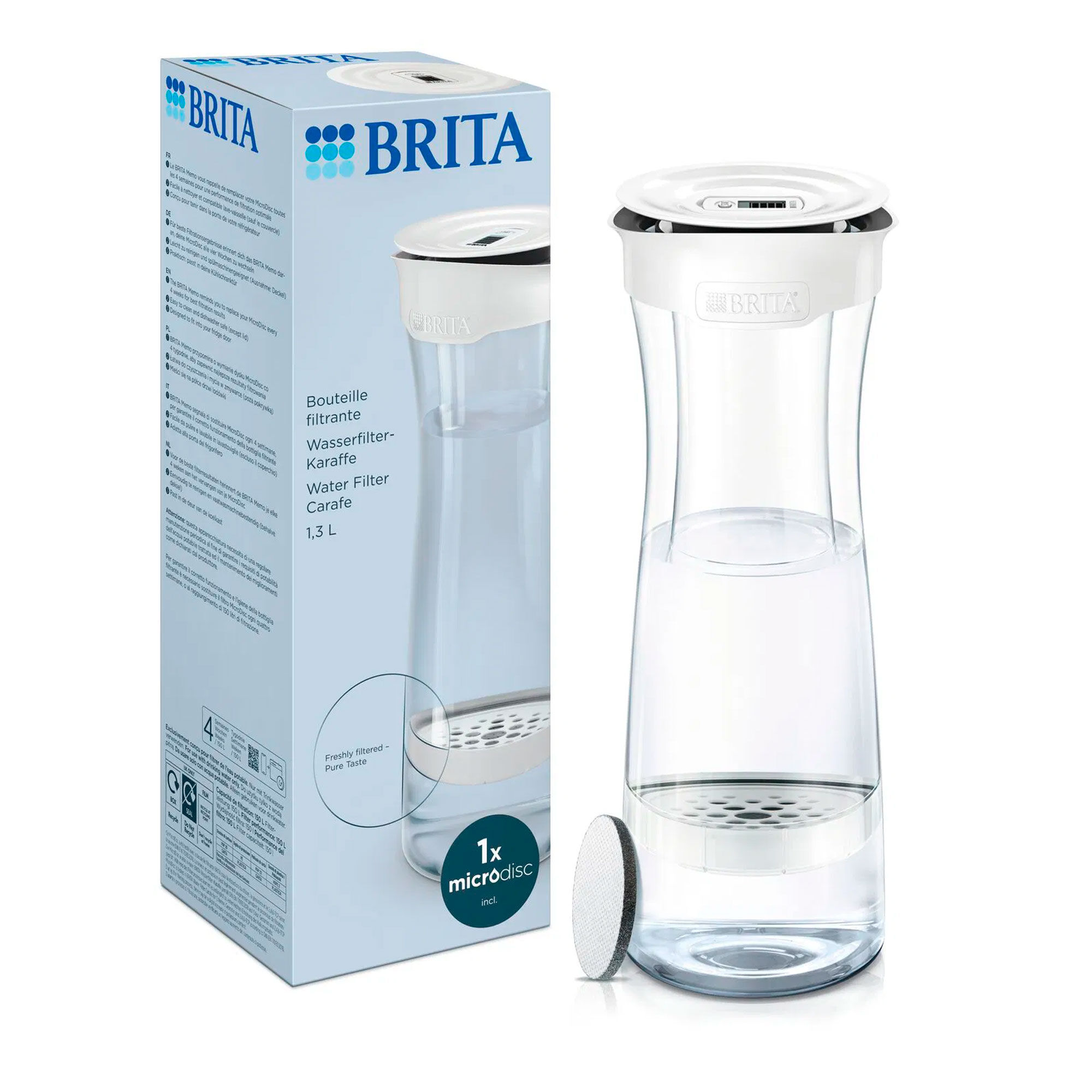 Brita Vandkaraffel Hvid