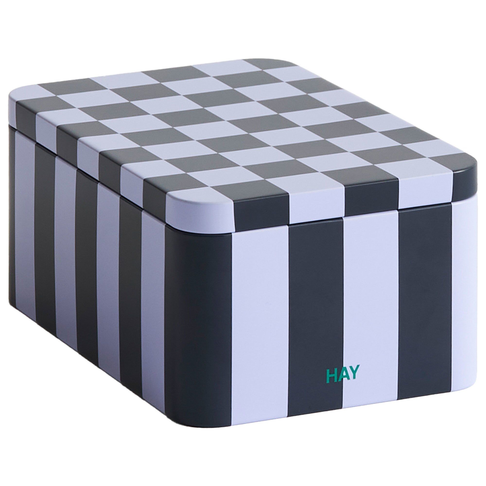 Tin Container Small Dark Bluelavender  5710441351368