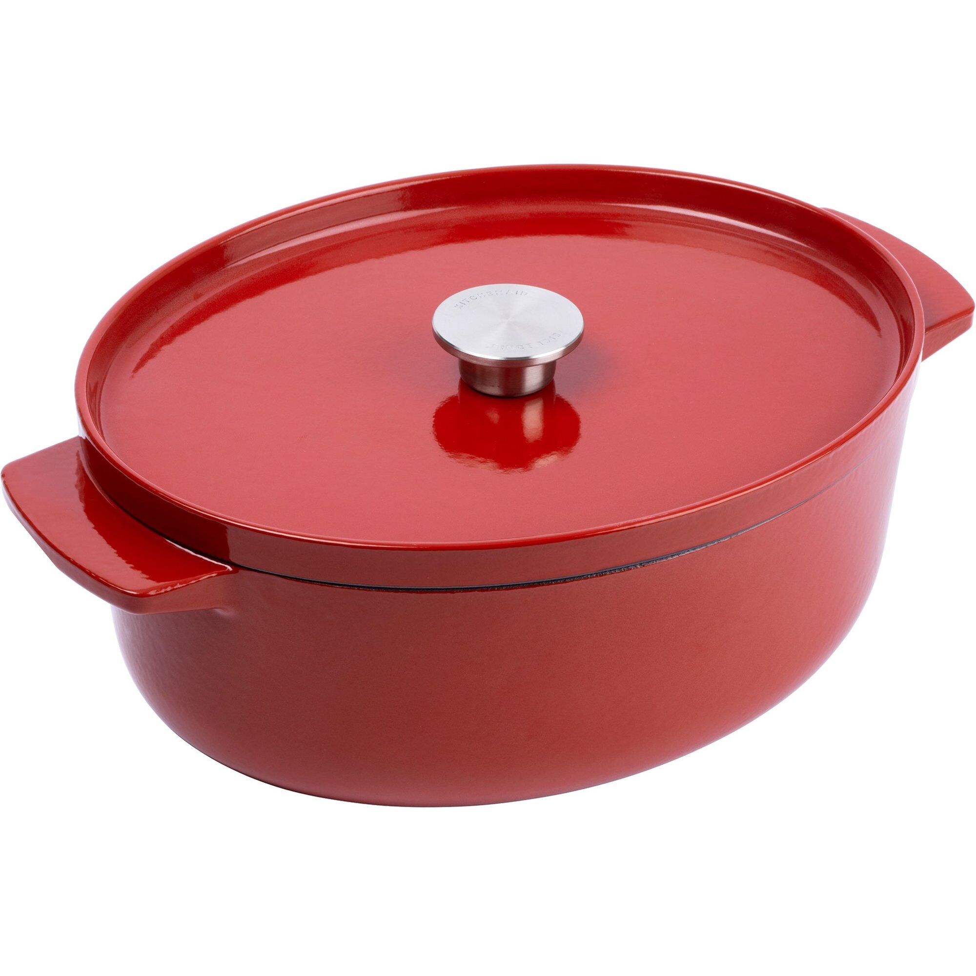 Støbejernsgryde Oval 30 Cm 56 Liter Empire Red  4894871009271