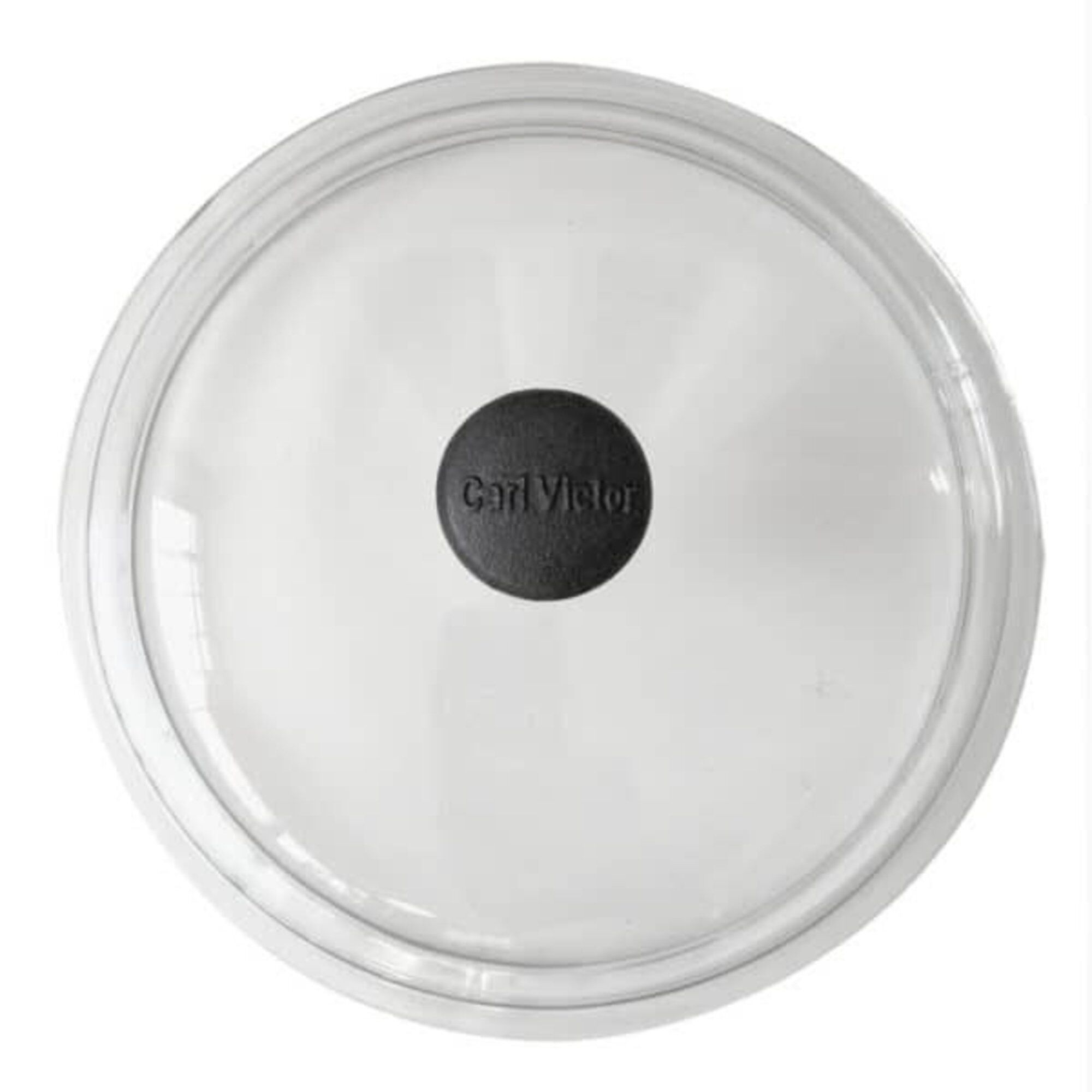 Glaslåg 24 Cm Knop I Støbejern  7350013822063