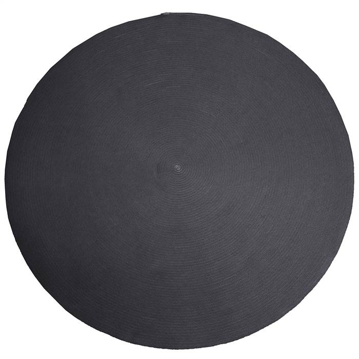Cane-line Circle Mørkegrå Udendørstæppe - Ø140 cm