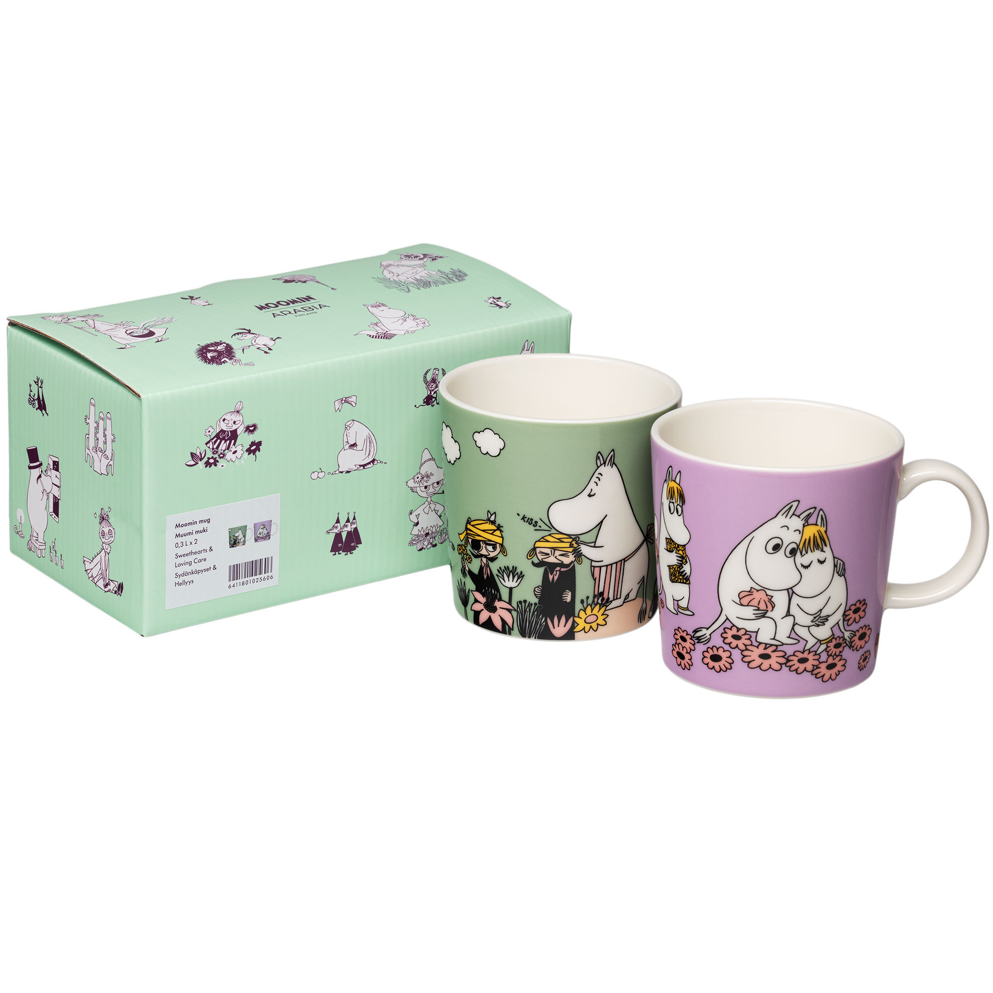 Moomin Arabia Forelskede Krus  Omtanke Kop 30 Cl