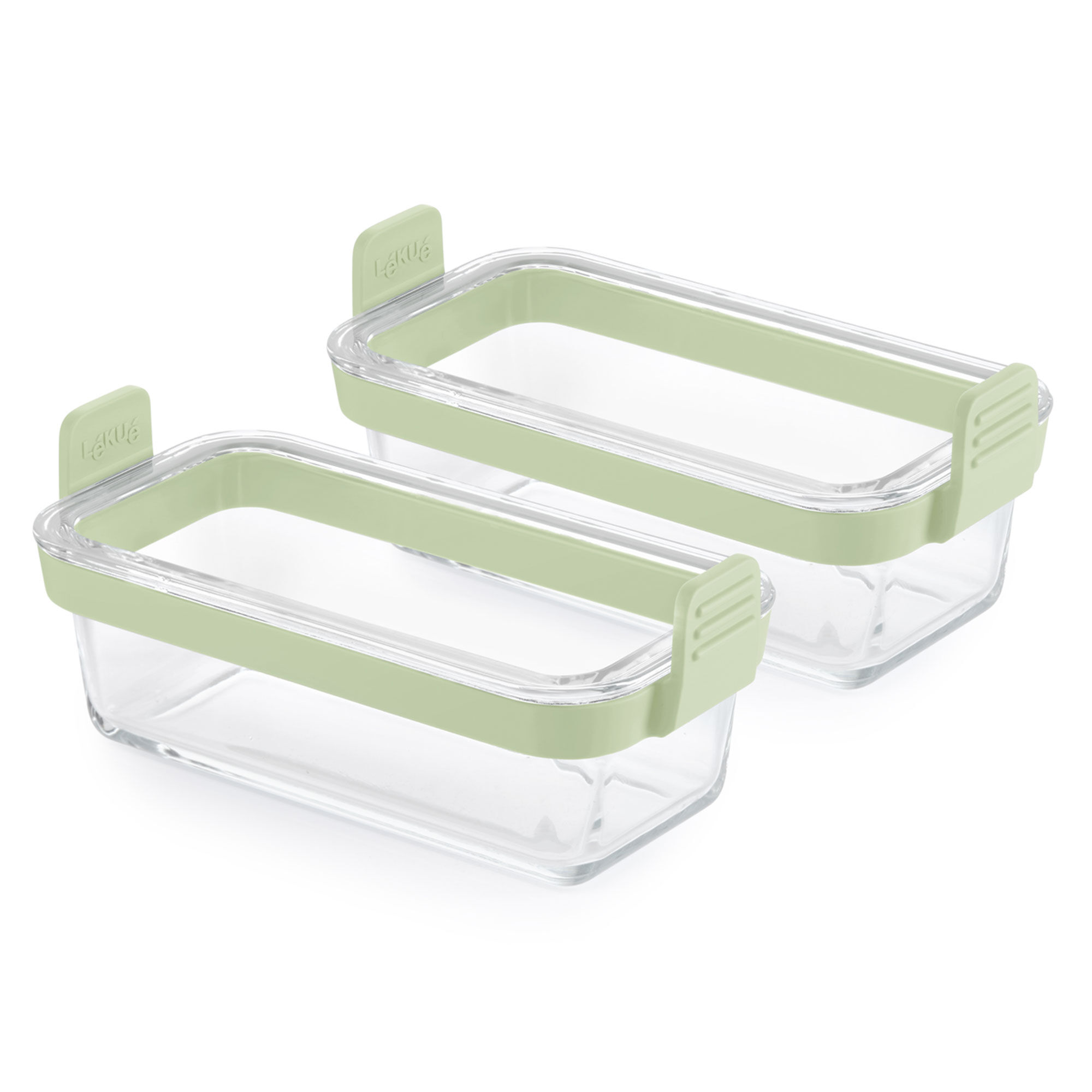 L?ku? Airfryerform Glas Rektangulær 2-pak