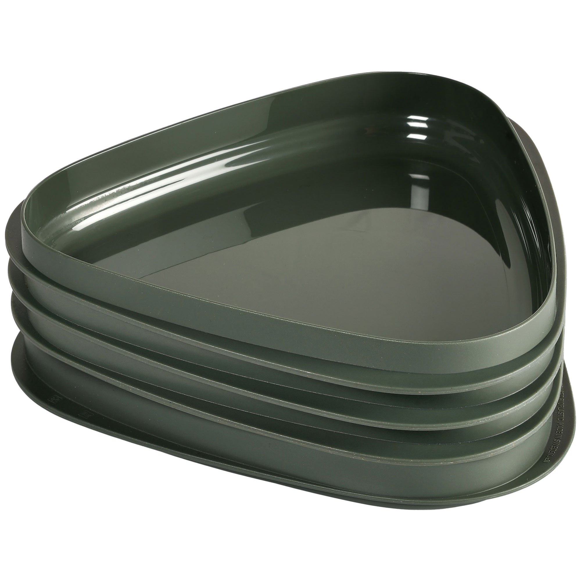 Light My Fire Stackplate Udflugtstallerken Sage Green 4 Stk