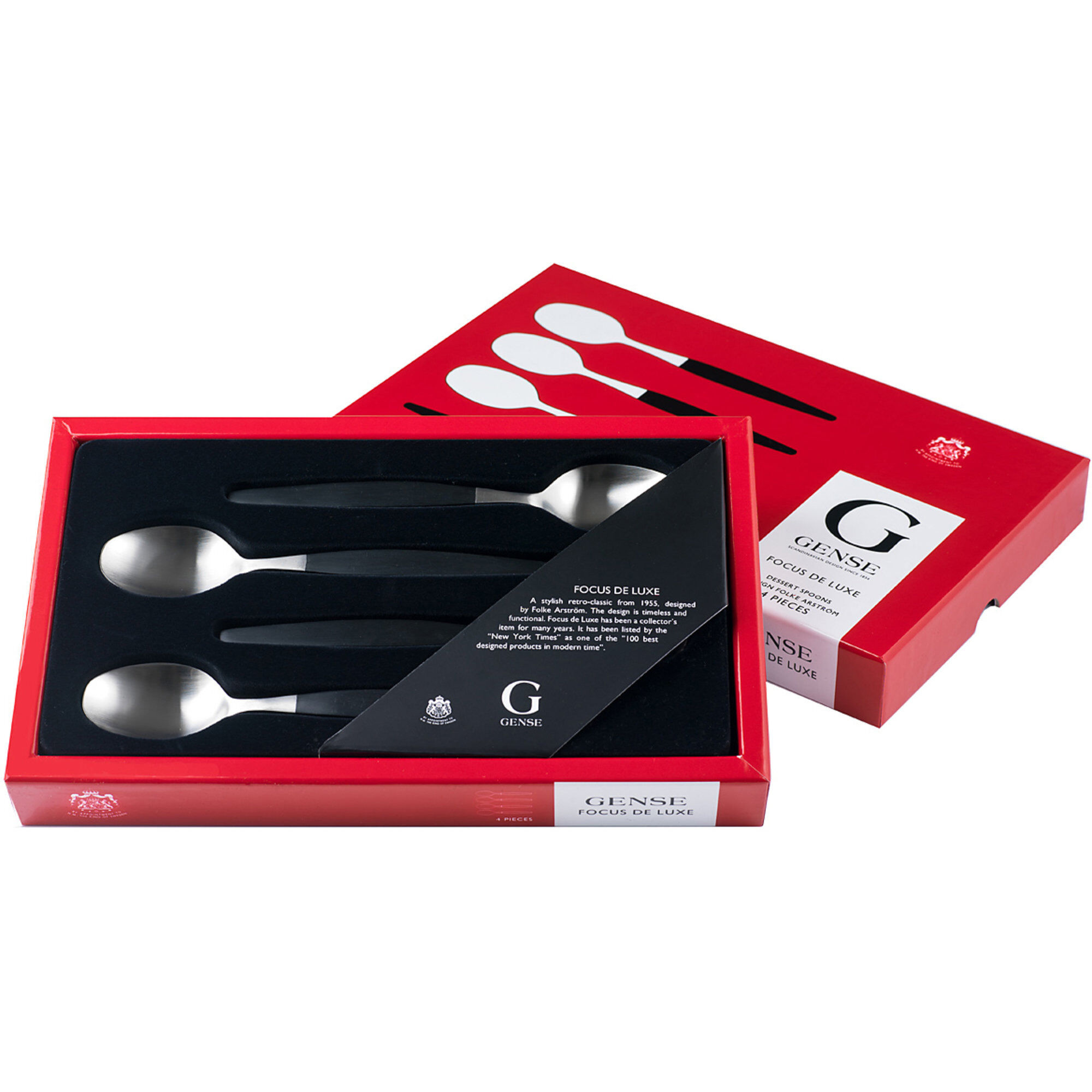 Focus De Luxe Dessertskeer 4-pak  7319011067654