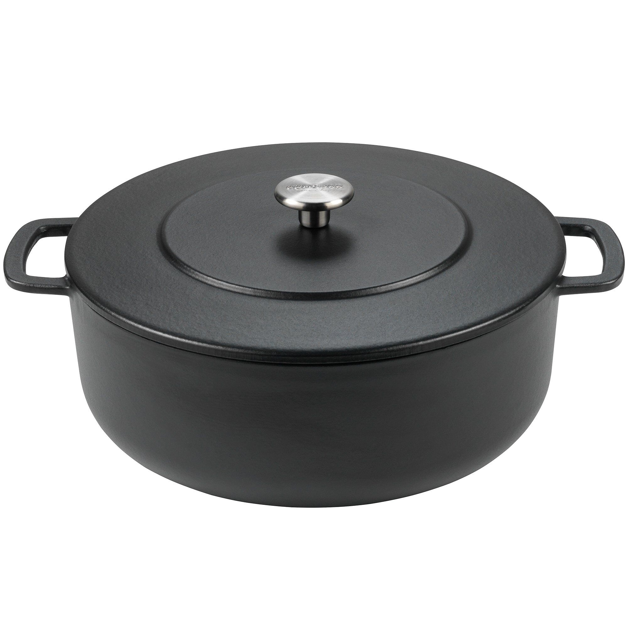Støbejernsgryde Emaljeret Sort 28 Cm  8719324830898