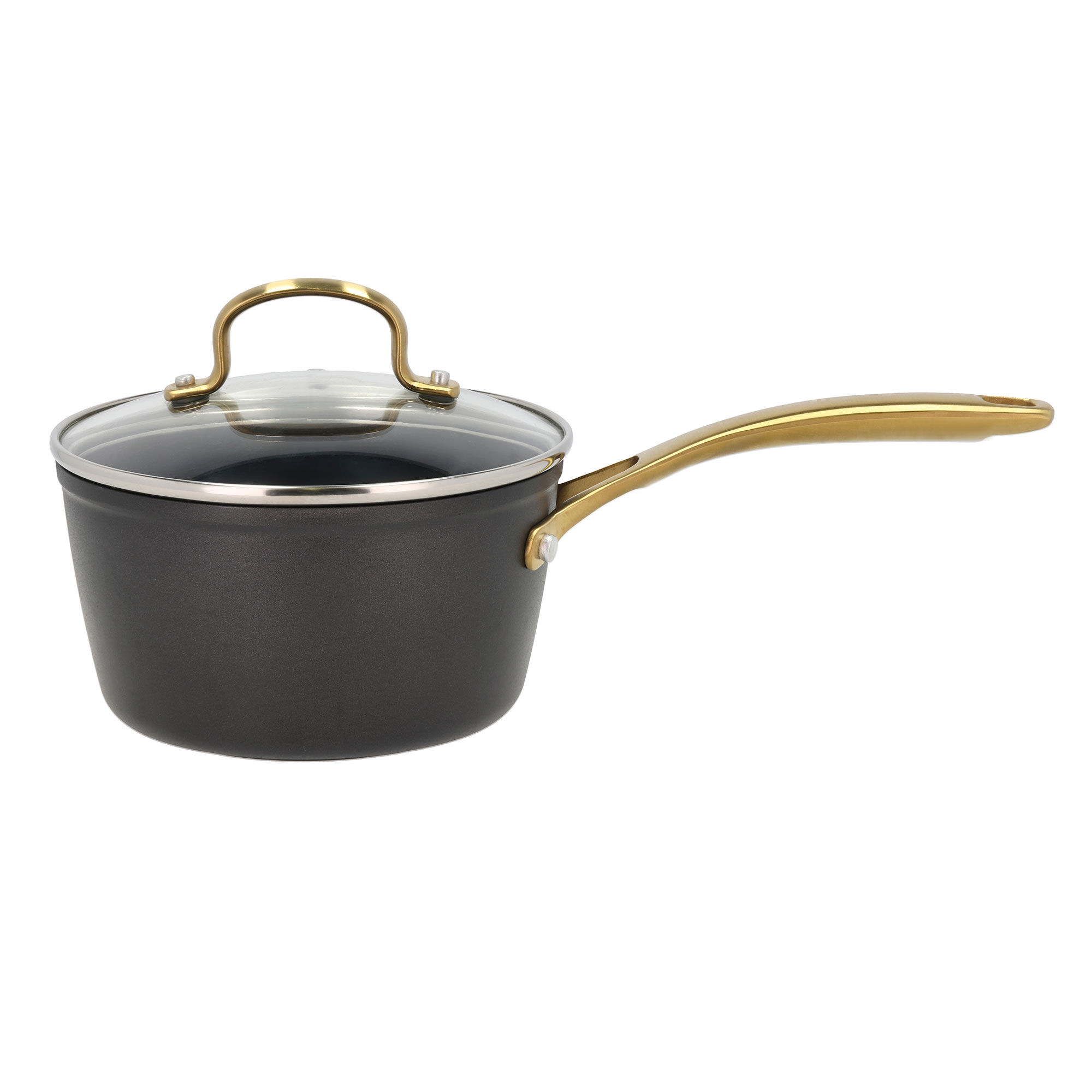 Holm Brasserie Gryde M Glaslåg 15 Liter Sort  5722000342816