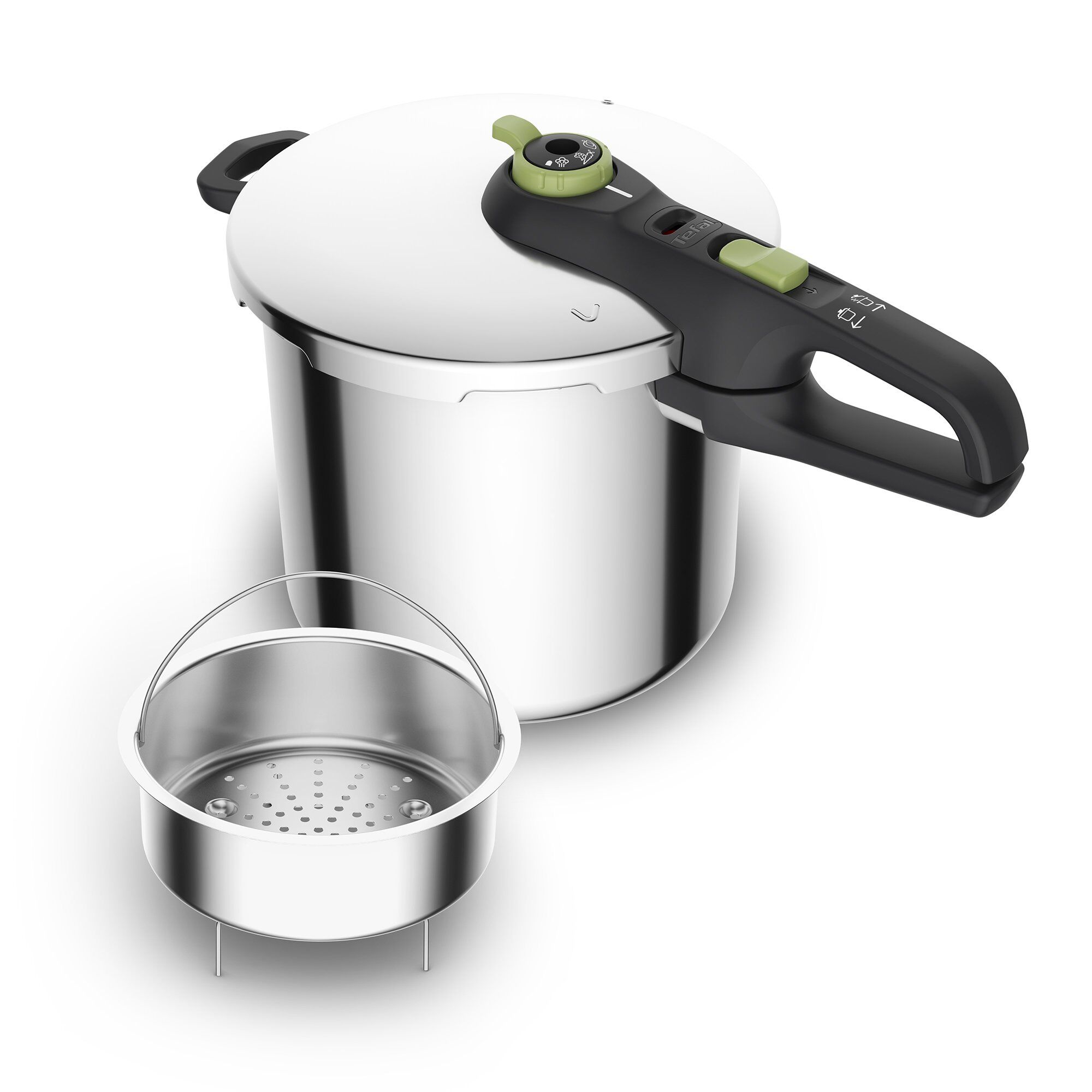 Secure Trendy Trykkoger Inkl Dampkurv 8 Liter  3045384363492