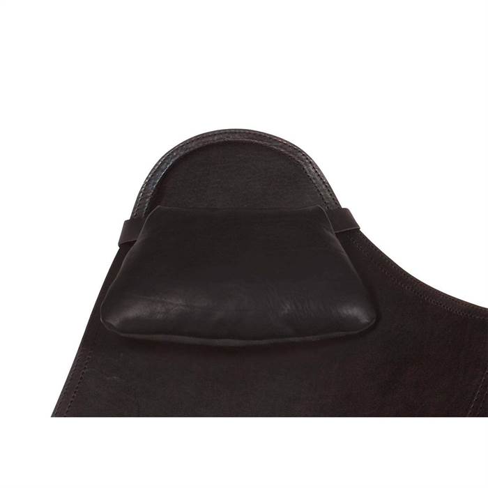 Cuero Pampa Soft Leather Pude - Sort