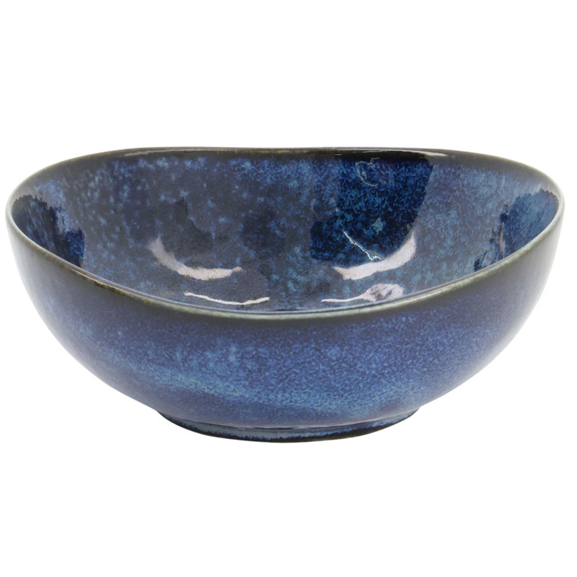Cobalt Blue Oval Skål 14 Cm  8719214852061