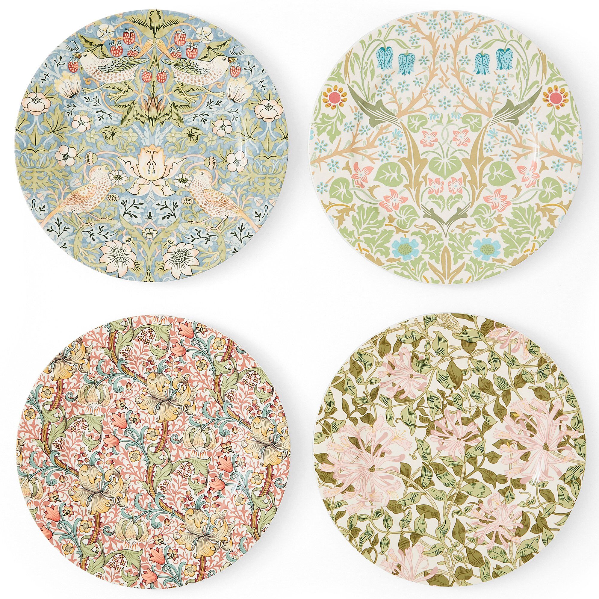 Tallerken 20 Cm 4 Stk Multi  749151759435