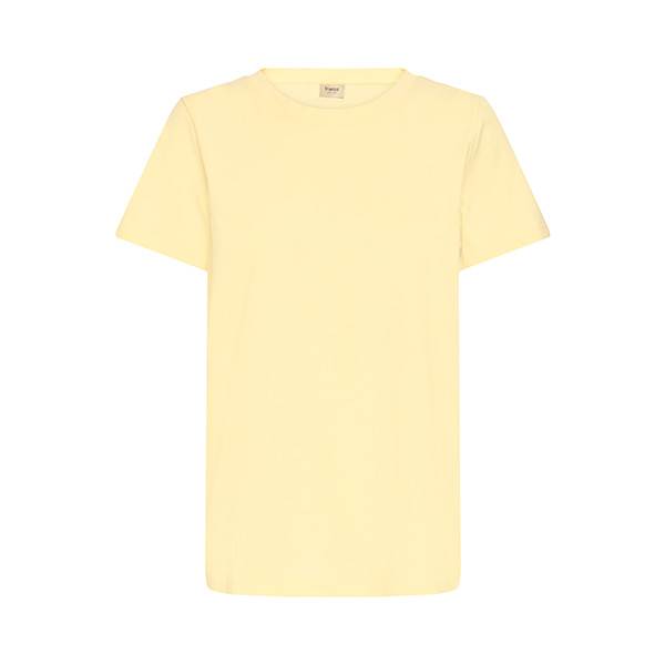 Fransa Frzashoulder Tee 1 T-shirts - Pastel Yellow