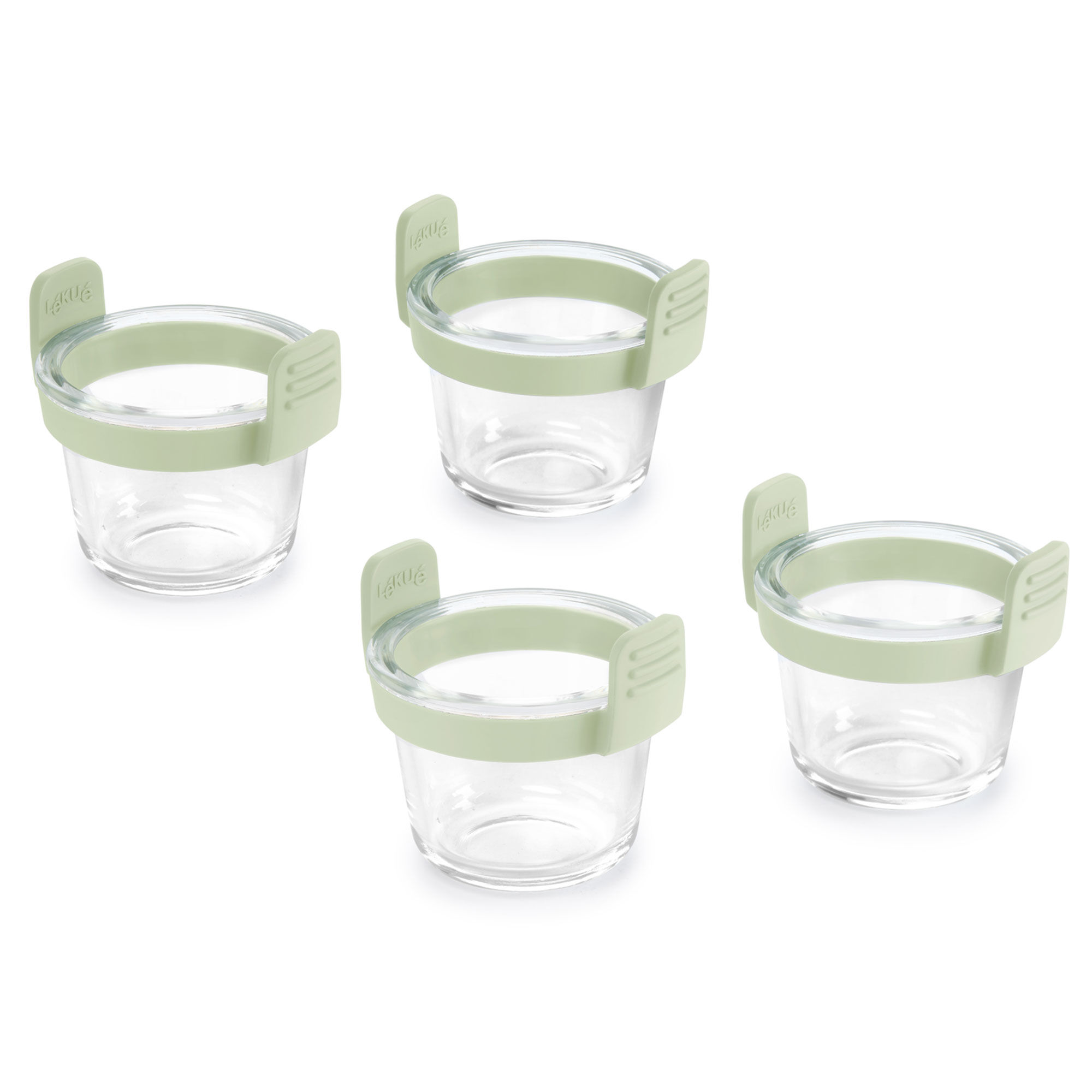 L?ku? Airfryerform Glas Mini 4-pak