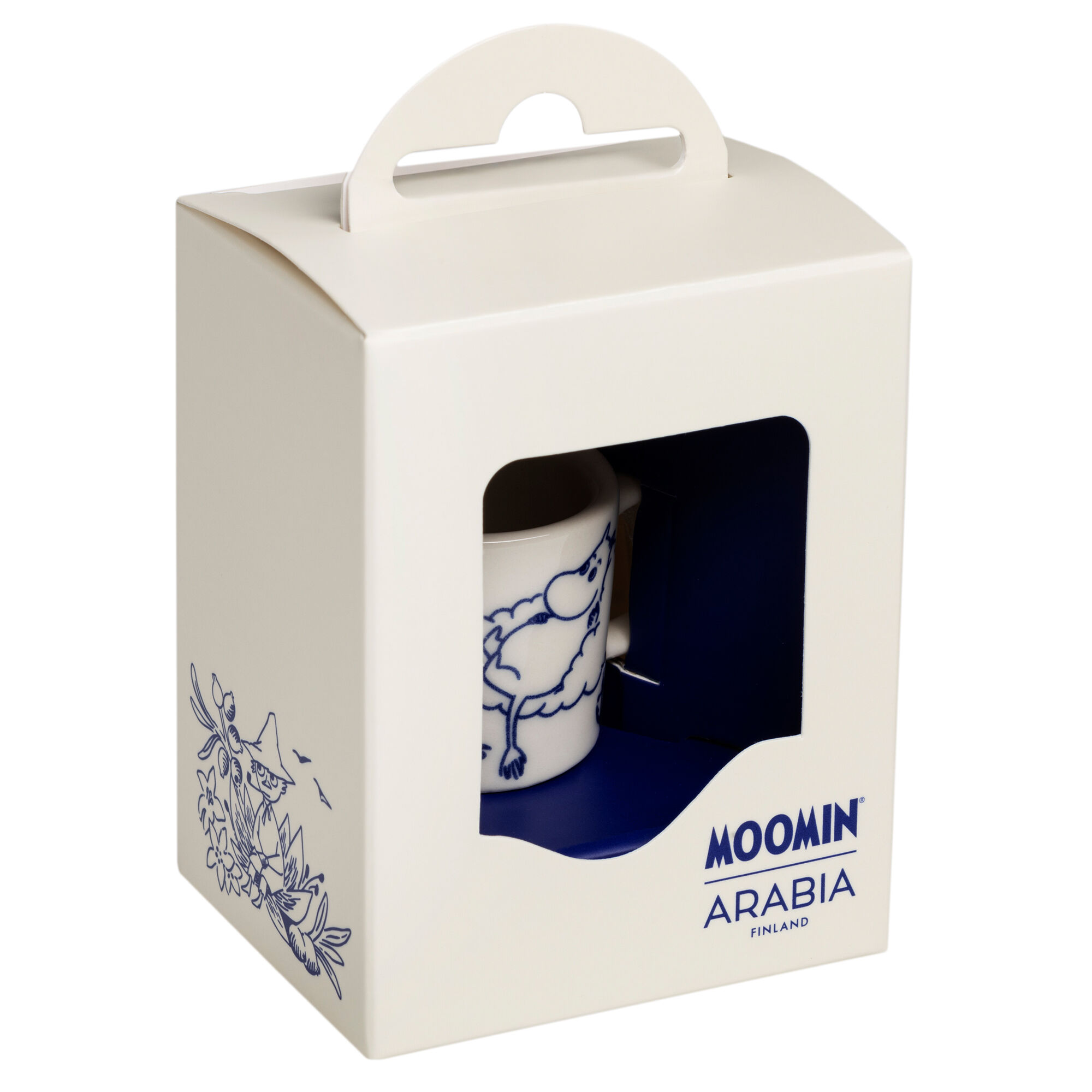 Moomin Arabia Mumin Mumintrollet Haru Minimugg Blåvit