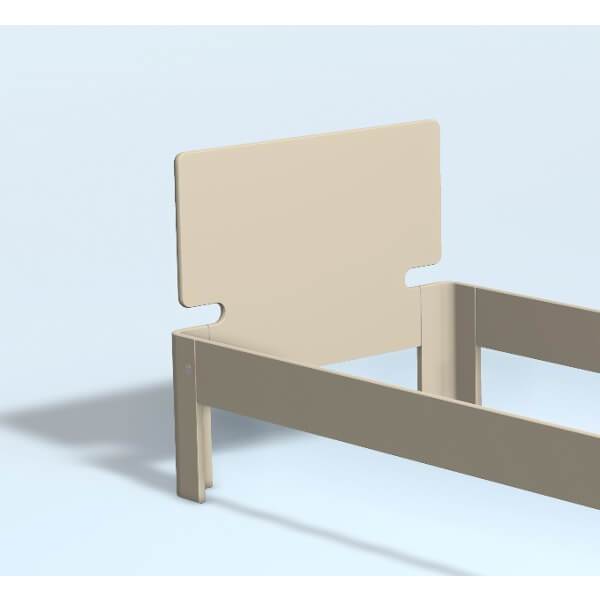 Auping Auronde Sengegavl - Høj Model - Beige - 90 Cm