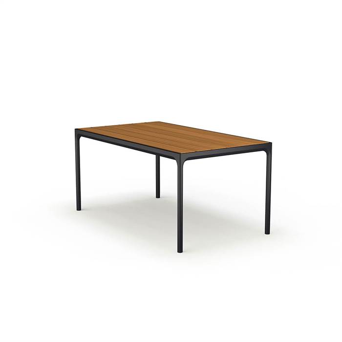 Houe - Four Havebord 160x90 Cm - Bambus - Black  5714098007265