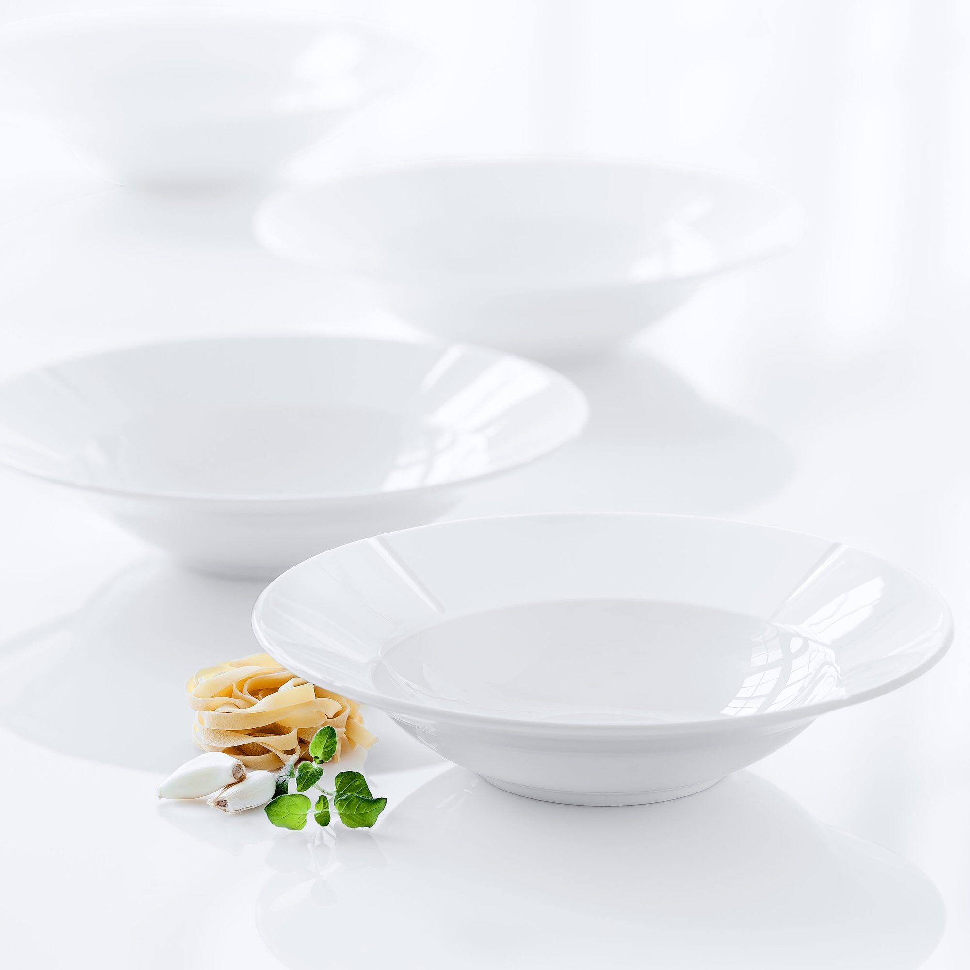 Grand Cru Dyb Tallerken Hvid ø25 Cm 4 Stk  5709513203261