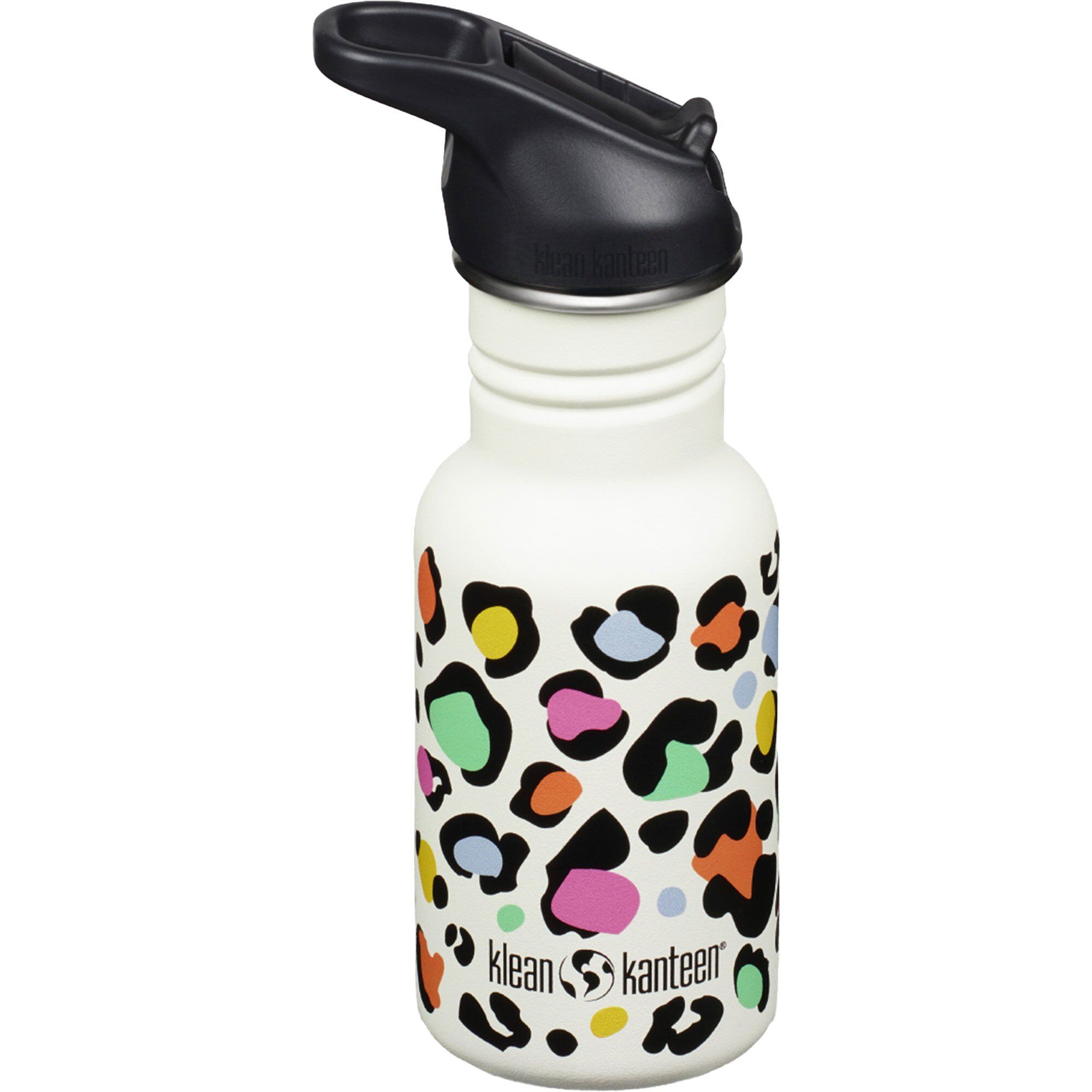 Kid Classic Narrow Flip Vandflaske 355 Ml Leopard Print  0763332080675