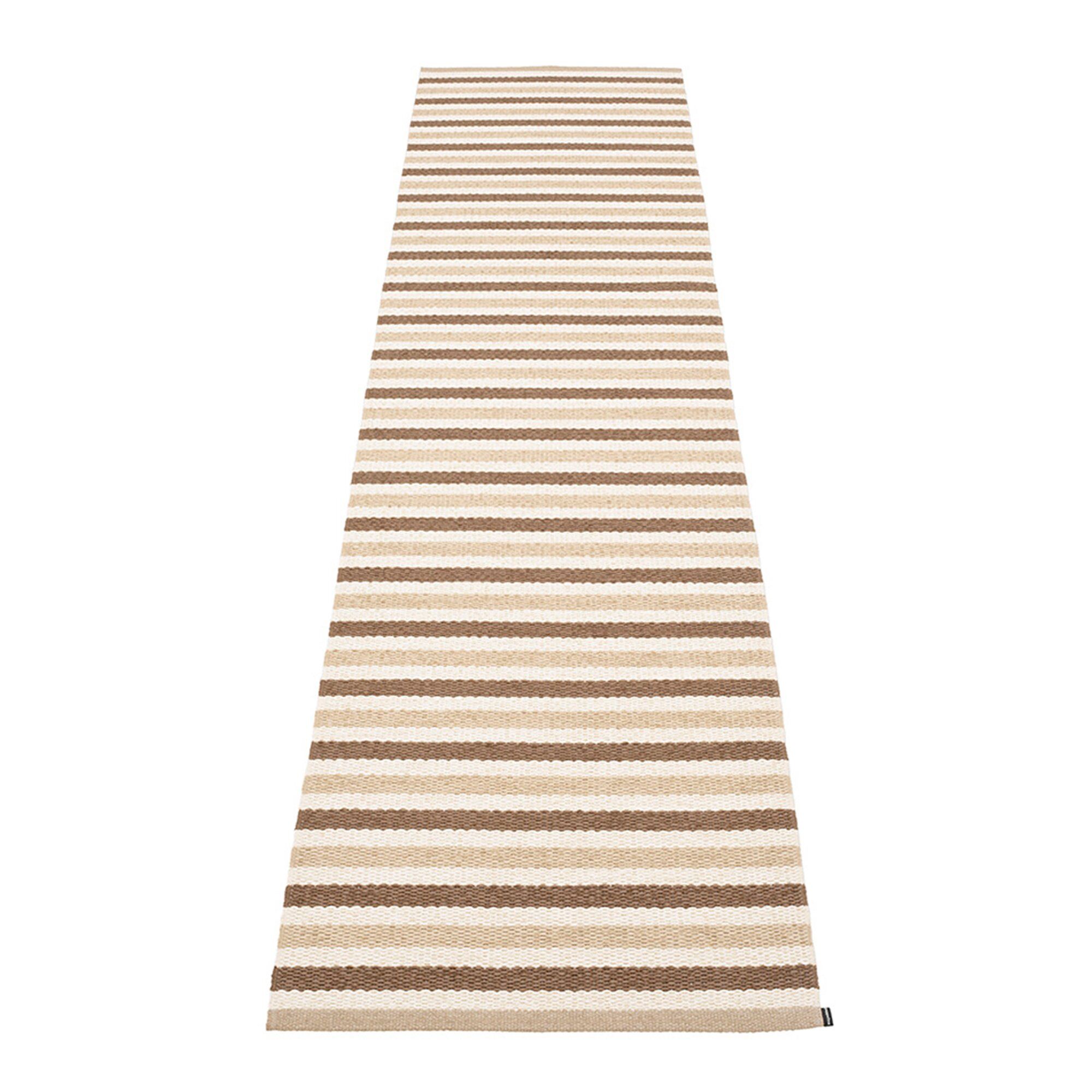 Teo Gulvtæppe 70 Cm X 300 Cm Brownbeigevanilla  7340020473167