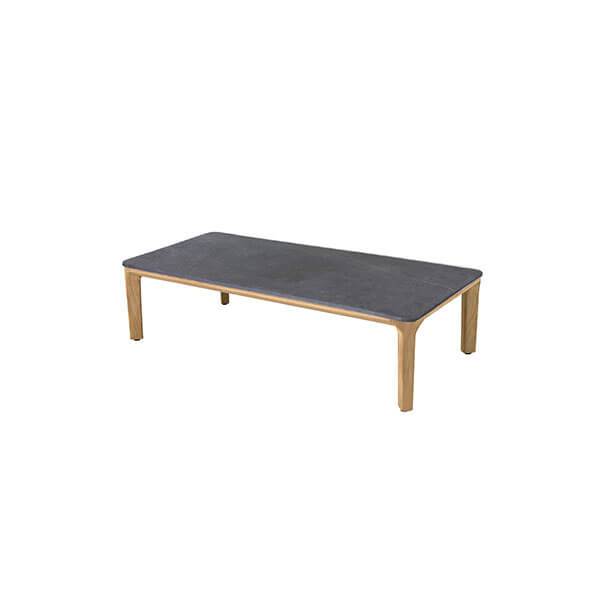 Cane-line Aspect Sofabord - 120x60 Cm - Teak Stel - Bordplade: Fossil Sort