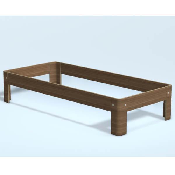 Auping Auronde Natural Walnut - 80x200 Cm - Høj Model