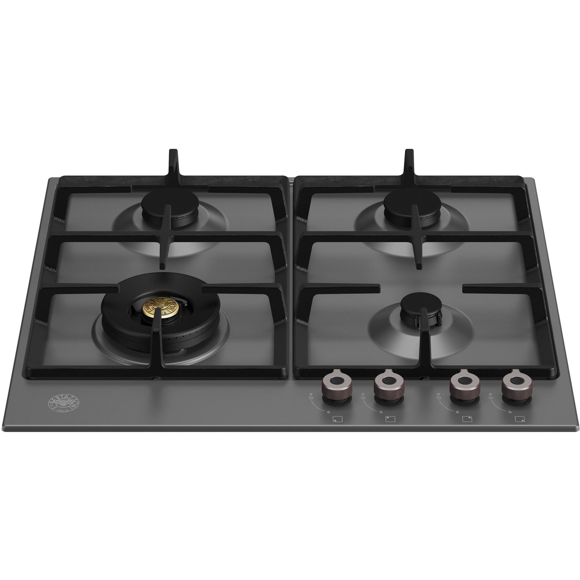 Professional P604lprone Gaskomfur 4 Brændere Matsort 60 Cm  8054309286254