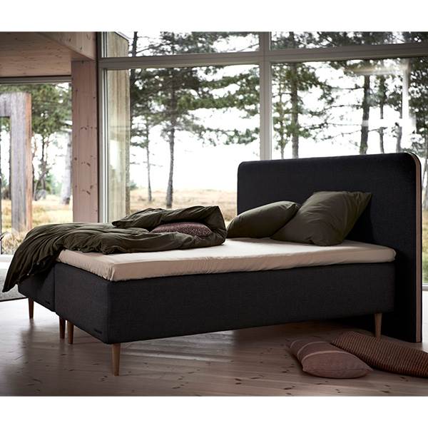 Dunlopillo Sengegavl Pebble - Sand - Elegant Design 206 cm