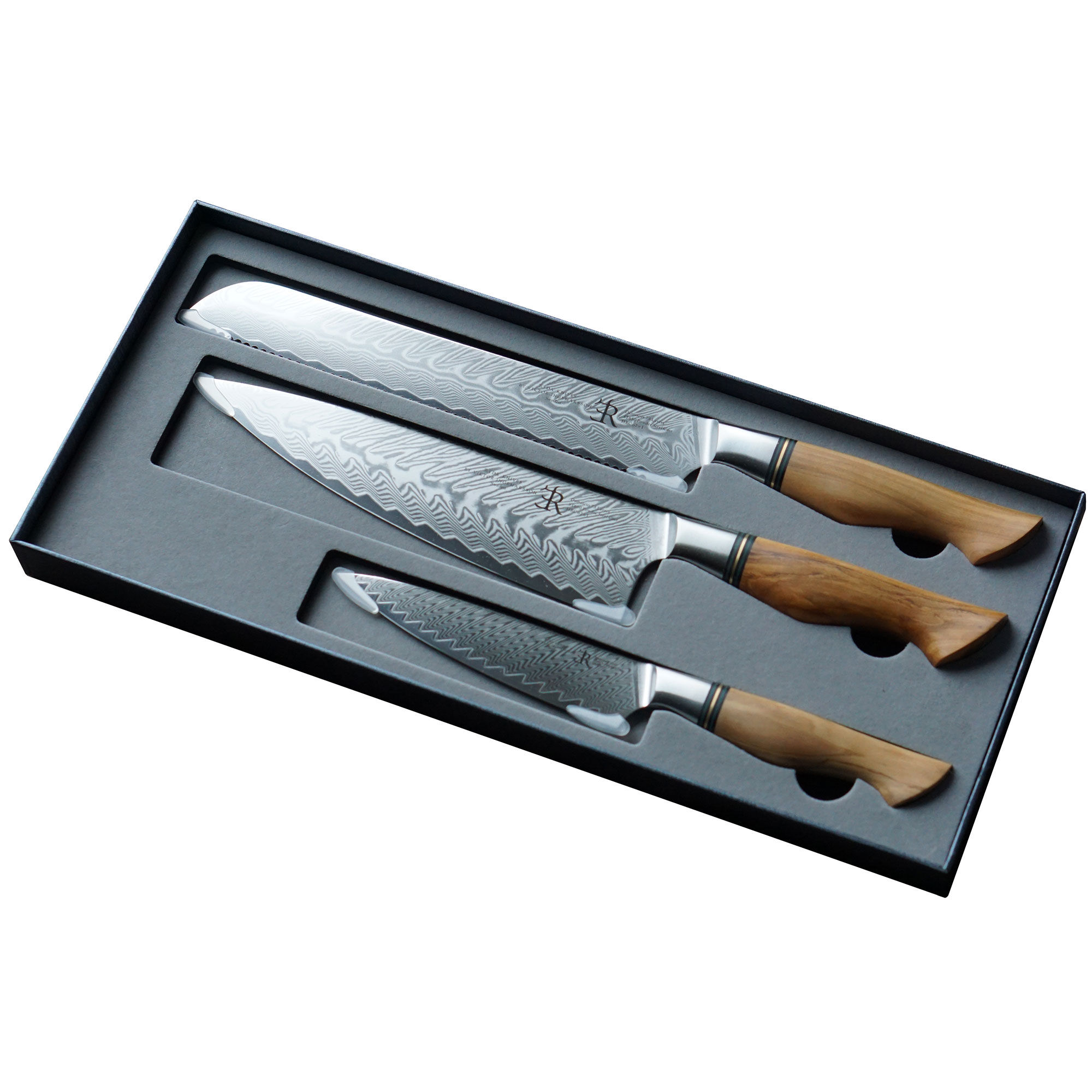 Ryda Knives St650 Luksus Knivsæt Med 3 Knive  7350141340859
