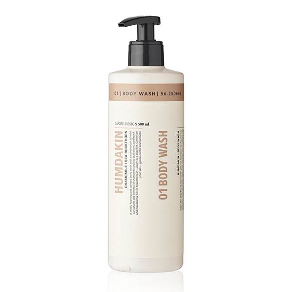 Humdakin 01 Body Wash med Kamille og Havtorn - Plejende Sæbe