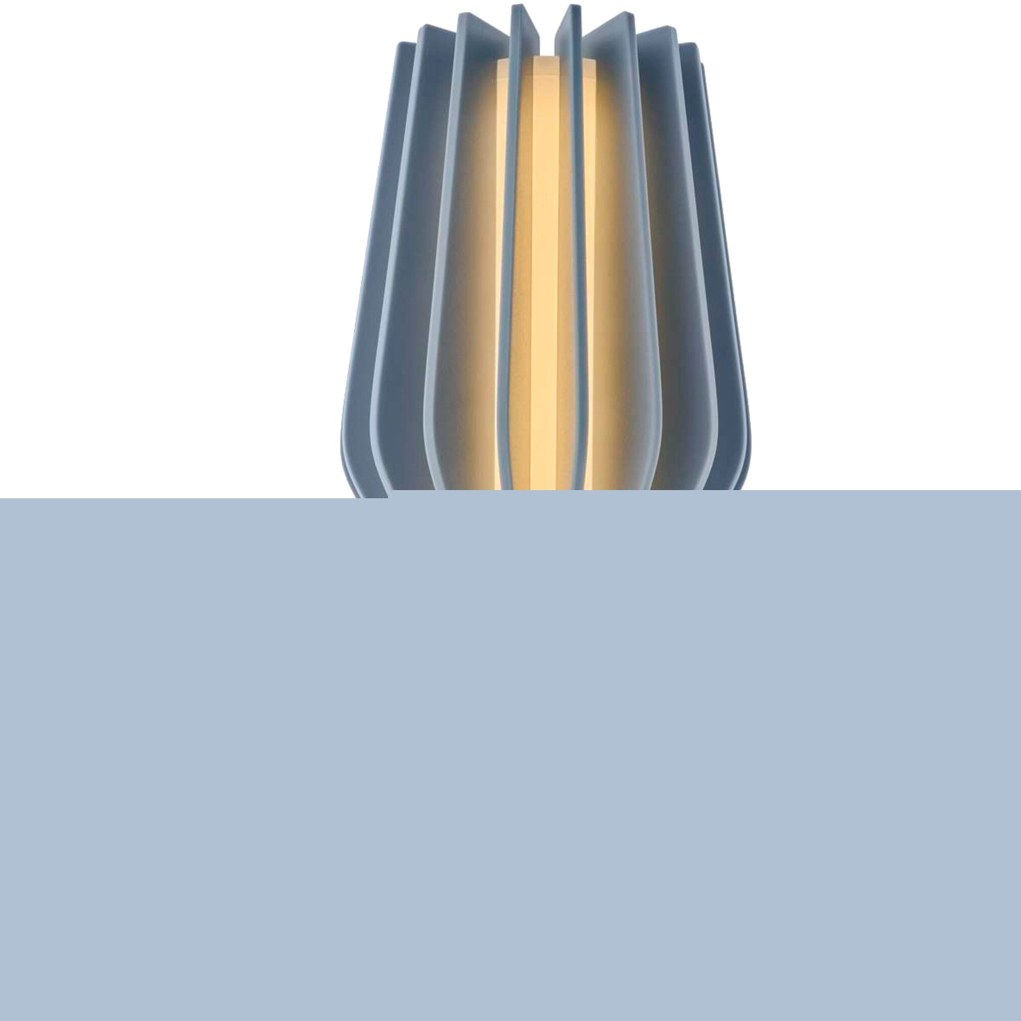 Bærbar Radiant LED-lampe 25 cm - Dusty Blue tilbud!
